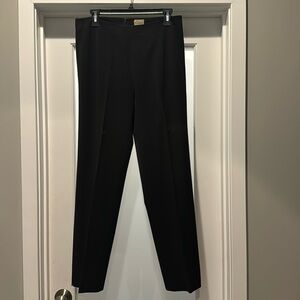 CASLON Black Pants Size 8P zipper in the back, slit at the ankle UEC Classic